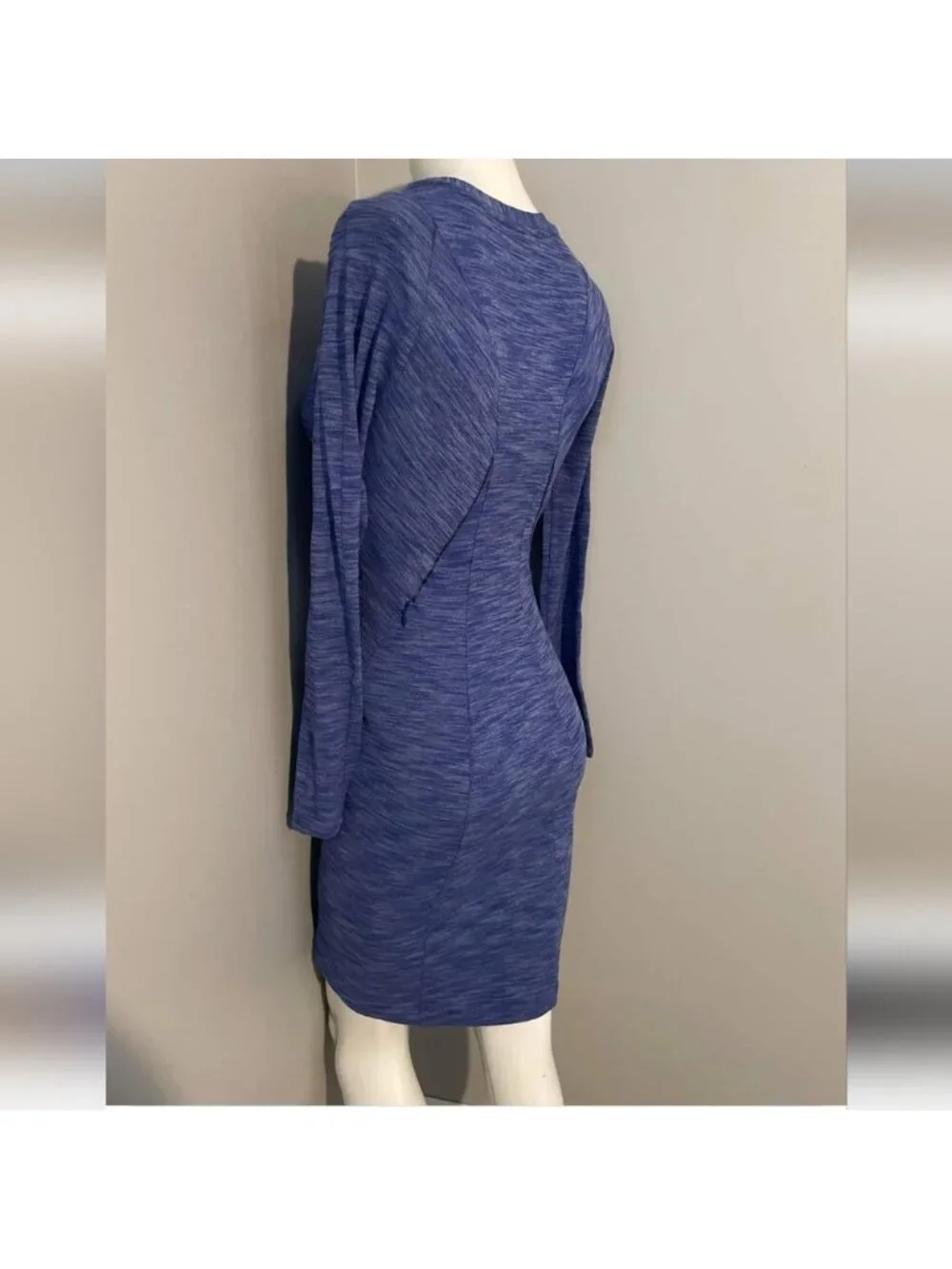 Lululemon &go Where-To Dress *Long Sleeve Heathered Sapphire Blue